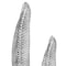 Homeroots Set of Two Silver Aluminum Tall Feather Tabletop Sculptures, 2PK 354649 - alternate 5