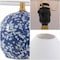 Jonathan Y Felice 17.25" Modern Cottage Floral Ceramic Globe LED Table Lamp, Blue/White JYL5508A - alternate 3