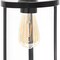 Homeroots Black Cylinder Iron Ceiling Light With Clear Shades 651677 - alternate 2