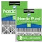Nordic Pure 20x25x5 Plus Carbon Pleated Air Filter, High Capacity, MERV 13, 2 PK 20x25x5HM13+C-2 - alternate 1