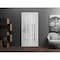 Sartodoors Sliding Closet Bi-fold Doors Grey Solid Core Modern Interior QUADRO4088BF-OAK-36 x 84 (2* 18x84) - alternate 3
