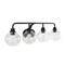 Jonathan Y Sandrine 36" 4-Light Iron/Seeded Glass Cottage Rustic LED Vanity Light, Oil Rubbed Bronze JYL7529A - alternate 5