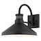 Vaxcel Highland Park Matte Black White Motion Dusk to Dawn Outdoor Wall Light T0805 - alternate 1