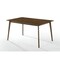 Homeroots 59" Brown Solid Wood Dining Table 487368 - alternate 3