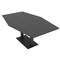 Skutchi Designs Hexagon Conference Table With Power, 48 in W, 72 in L, Grey HAR-HEX.IR-48X72-DOU.BK-WA7949-NA - alternate 1