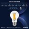 Luxrite Vintage A19 LED Light Bulbs, 75W Equivalent, 4CCT Selectable (2700K/3000K/4000K/5000K), 6PK LR21621 - alternate 3