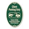 Signmission Client Parking Only Violators Will Be Towed A, 12 In X 18 In Architectural, Heavy Gauge Aluminum A-OV-G-1218-9988 - alternate 1