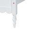 Baxton Studio Roni Modern White Wood 4-Piece Full Bedroom Set with Scalloped Edges 256-14082-14085-14084-14083-ZORO - alternate 5