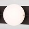 Vaxcel Parkview 3 Light LED Compatible Black Mid-Century Modern Bathroom Vanity Wall Fixture White Glass W0449 - alternate 2