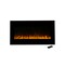 Northwest Electric Fireplace Heater 42in Wall Mounted Fireplace Heater w/ Remote Control Adjustable LED Flames 80-2000A-42 - alternate 4