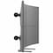 Atdec freestanding desk mount, Converted to support single, dual, or triple monitors, flat screen VFS-Q - alternate 1
