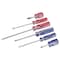 Vulcan Screwdriver Set, 6-Piece, Chrome Plated, Blue & Red Handle SD-SET-1 - alternate 1