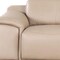 Homeroots 107" Beige Top Grain Leather Reclining USB Sofa 643698 - alternate 2