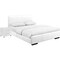 Homeroots Two Piece White Upholstered Solid and Manufactured Wood Bedroom Set 569360 - alternate 6