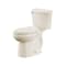 American Standard Complete Toilet, Elongated Bowl, 1.28 gpf Flush, 12 in Rough-In, 16-1/2 in H Rim, Bone 736AA101.021 - alternate 2