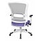 Space Seating Pulsar White Frame Managers Chair, Violet 317W-W1C1F2W-5819 - alternate 3