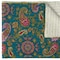 Homeroots 50" X 70" Green and Pink Kantha Cotton Paisley Throw Blanket with Embroidery 332337 - alternate 3