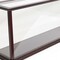 Homeroots 39in Dark Brown Glass Standard Display Stand 364366 - alternate 3