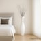 Uniquewise 43in Tall Decorative White Bamboo Floor Vase with 12-Piece 60in Natural Dried Brown Willow Stick QI004233.K2 - alternate 2
