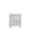 Homeroots 29" White Wood Two Drawer Nightstand 384041 - alternate 3