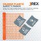 Jrex Safety JREX 4 ft x 50 ft Safety Barrier Fence, Orange SF-JR-450-OR - alternate 2