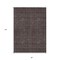 Homeroots 8' X 10' Chocolate And Black Geometric Washable Indoor Outdoor Area Rug 595544 - alternate 2