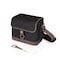 Picnic Time Family Of Brands Beer Caddy Cooler Tote with Opener, Black with Brown Accents 762-00-311-000-0 - alternate 1