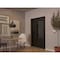 Vdomdoors Aluminum Door Iron 0101 Black Entry Steel Metal Classic Painted 48 x 80 (36+12 x 80)-Left Inswing IRON0101EXD-BLK-W36+12xH80-LH-I - alternate 2