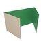 Flipside 12 x 48 Study Carrel Green Corrugated Pack of 24 60048-24 - alternate 3