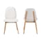 Baxton Studio Hudson Boucle Upholstered Dining Chair Set of 2 261-2PC-14269-ZORO - alternate 2