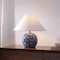 Jonathan Y Felice 17.25" Modern Cottage Floral Ceramic Globe LED Table Lamp, Blue/White JYL5508A - alternate 4