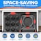 Emporio Kitchen Baking Pan Set, Oven Safe Tray, Up To 450 Deg F, Black, 8PK EMPKBK088 - alternate 5