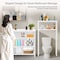 Alaterre Furniture Coventry Over Toilet Open Storage Shelf, Bath Storage Shelf ANCT736WH - alternate 3
