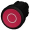 Siemens Pushbutton, 22 mm, round, plastic, red, inscription: O 3SU1000-0AB20-0AD0-ZY19 - alternate 2