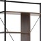 Homeroots 71" Brown Metal Eight Tier Etagere Bookcase with Two Doors 630393 - alternate 5