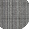 Homeroots 8' Gray And Silver Round Striped Washable Indoor Outdoor Area Rug 615051 - alternate 6