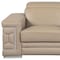 Homeroots 72in Cream and Silver Italian Leather Loveseat 720509 - alternate 6