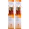 Princeton RealValue Brush Set, White Taklon Bristles, Long Handle Mixed Media Paintbrush, 5-Piece Set, 2PK PR9155 - alternate 1