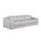 Homeroots 103" Light Gray Italian Leather Reclining USB Sofa 632872 - alternate 3
