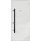 Vdomdoors Steel Door Deux 6072 Black Enamel Entry Door Painted W36xH80 Left hand Inswing DEUX6072EXD-BLK-W36 x H80-LH-I - alternate 3