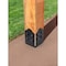 Simpson Strong-Tie Outdoor Accents 10.3125 in. H X 8 in. W 14 Ga. Galvanized Steel Post Base APB88R - alternate 5