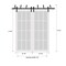Sartodoors Sliding Closet Barn Bypass Doors Black 36x84 (2* 18x84) Solid Core Modern Interior QUADRO4522BBB-BLK-3684 - alternate 4