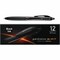 Pentonic Retractable Ballpoint Pens, 0.7 mm Fine Pen Point, Retractable, Black Ink, Nickel Silver Tip, 48PK PEN12120 - alternate 1