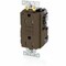Leviton Lev-Lok GFCI 15A TR Ind Gr PI Brown MGFT1 - alternate 1