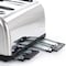 Megachef 4 Slice Wide Slot Toaster with Variable Browning in Silver MG-TS-3500S - alternate 3