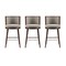 Manhattan Comfort Evalyn Barstool in Dove - Set of 3 3-BS024-DO - alternate 5