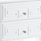 Homeroots 24" White And Clear Wood And Acrylic End Table With Two Drawers 544109 - alternate 3
