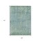 Homeroots 9' X 12' Teal Blue And Ivory Abstract Washable Indoor Outdoor Area Rug 631075 - alternate 5