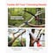 Vevor Manual Pole Saw Extendable Pole Tree Pruner 3.87 - 27 ft with Scissors RUNZETOOL-GZJ-32G2 - alternate 3