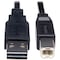 Tripp Lite Reversible USB Cable, Black, 10 ft. UR022-010 - alternate 1
